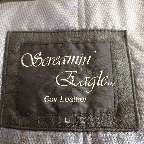 Leather Men Coat - Picture 3 of 7